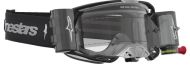 ALPINESTARS VISION 8 AMBER ROLL-OFF BK/SLVR motocross goggles