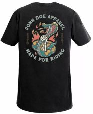 Tricou Moto JOHN DOE SNAKE II BK