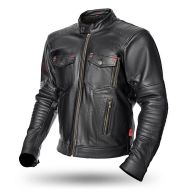Leather motorcycle jacket ADRENALINE BOSTON