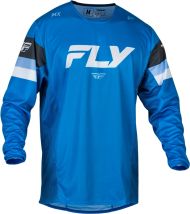 Tricou Motocross FLY RACING Kinetic Prix - Albastru strălucitor/Carbune/Alb