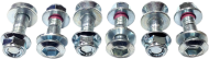 MOTION PRO BOLT-NUT KIT (6)-SPROCKET