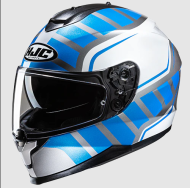 Каска HJC C70N HOLT WHITE/BLUE
