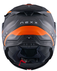 Casca NEXX X.LIFETOUR FLIP UP PRO MILE ORANGE GREY