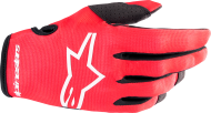 Mănuși de motocross ALPINESTARS RADAR ROȘU/ALB