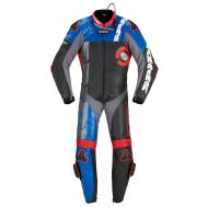 Leather Motorcycle Gear SPIDI DP-PROGRESSIVE PRO Black/Red/Blue
