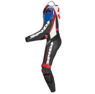 Leather Motorcycle Gear SPIDI DP-PROGRESSIVE PRO Black/Red/Blue