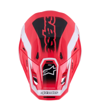 Κράνος μοτοκρός ALPINESTARS SM7 DEED ΚΟΚΚΙΝΟ/ΜΑΥΡΟ/ΛΕΥΚΟ