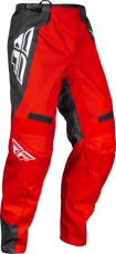 Pantaloni de motocross FLY RACING F-16 Riding- Roșu/Carbune/Alb