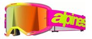 Мотокрос очила ALPINESTARS VISION 5 WORDMARK PNK/YLW MIRROR-RED