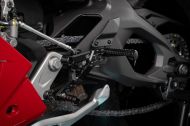 Задни степенки FXR2 black dull DUCATI GILLES FXR2-D02-BD