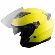 Scooter helmet A-PRO KINETIC FLUO