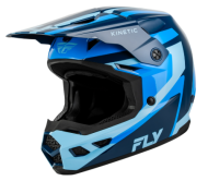Κράνος FLY RACING Kinetic Sync Motocross - Σκούρο μπλε/μπλε/ανοιχτό μπλε