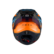 Каска NEXX X.R3R ZIGER ORANGE/BLUE