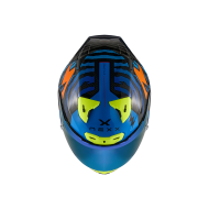 Каска NEXX X.R3R ZIGER ORANGE/BLUE