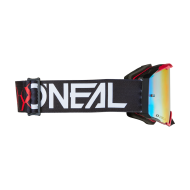 Мотокрос очила O'NEAL B-33 HEXA BLACK/RED - RADIUM RED V.26