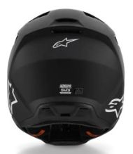 Κράνος μοτοκρός ALPINESTARS SM3 ΜΑΥΡΟ-ΜΑΤ