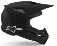 Κράνος μοτοκρός ALPINESTARS SM3 ΜΑΥΡΟ-ΜΑΤ
