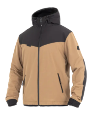 Textile jacket JOHN DOE HOOD XTM V3 RIP STOP SOFTSHELL DESERT/BLACK