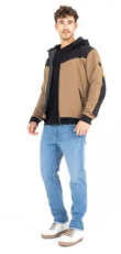 Textile jacket JOHN DOE HOOD XTM V3 RIP STOP SOFTSHELL DESERT/BLACK