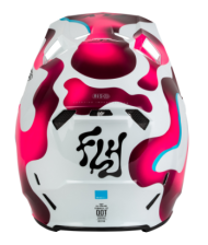 Κράνος motocross FLY RACING Formula CC Vibe - Λευκό/Ροζ/Μπλε