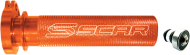 Aluminum gas bracket with SCAR bearing for KTM/HUSQVARNA ORANGE