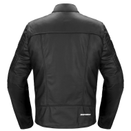 Leather motorcycle jacket SPIDI Genesis Black/White