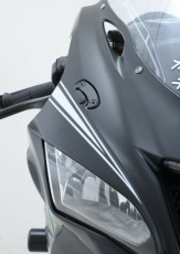 Плоча за огледала R&G RACING Mirror Blanking Plate - Black Kawasaki ZX-10R 16-25
