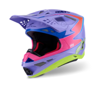Κράνος Motocross ALPINESTARS S-M10 JETT ΜΩΒ/ΡΟΖ