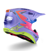 Κράνος Motocross ALPINESTARS S-M10 JETT ΜΩΒ/ΡΟΖ