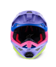 Κράνος Motocross ALPINESTARS S-M10 JETT ΜΩΒ/ΡΟΖ