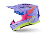 Κράνος Motocross ALPINESTARS S-M10 JETT ΜΩΒ/ΡΟΖ