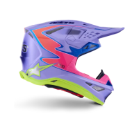Κράνος Motocross ALPINESTARS S-M10 JETT ΜΩΒ/ΡΟΖ