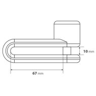 Disc lock Pinch XL Ø 10mm black 91565