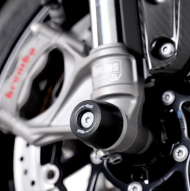 Протектор за ос R&G RACING Fork Protection Black Triumph Speed Triple 1050 RS 18-21 / S 16-21 / 1200 RS 21-25 / RR 22-25
