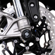 Протектор за ос R&G RACING Fork Protection Black Triumph Speed Triple 1050 RS 18-21 / S 16-21 / 1200 RS 21-25 / RR 22-25
