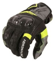 Gloves ADRENALINE HEXAGON BLACK/GREY/FLUO