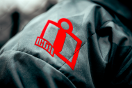 Textile motorcycle jacket ICON AIRFORM BATTLESCAR - GRAY