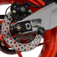 Краш тапи за шарнир R&G RACING Offset Cotton Reels Black - Aprilia