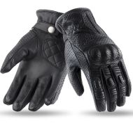 Women's leather gloves 70 DEGREES SUMMER URBAN BLACK