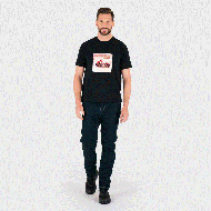 Tricou moto KNOX HERITAGE RACE NEGRU