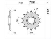 Front sprocket (pinion) TROFEO 367194Z14