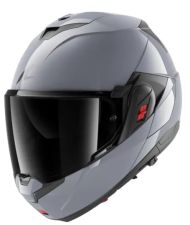 SHARK OXO Gun Silver Modular Helmet