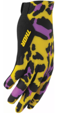Mănuși motocross THOR SPORTMODE CHEETAH GALBEN/MOV