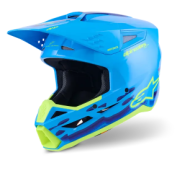 Κράνος μοτοκρός ALPINESTARS SM3 FORCE CYAN