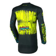 Детска мотокрос блуза O'NEAL ELEMENT RANCID BLACK/NEON YELLOW V.26