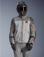 Geacă motocicletă ALPINESATSR Nazca 3L GTX Gri închis
