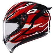 AGV K1 S LION BLACK/RED/WHITE HELMET