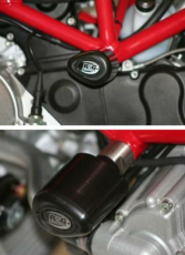 Краш тапи R&G RACING Aero Crash Protectors Black Ducati Monster