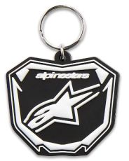 Ключодържател ALPINESTARS FOB PLATE BLACK/WHITE