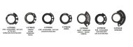 Ръкохватки LOCK-ON 809 BLK/RED PROGRIP PA080900-125